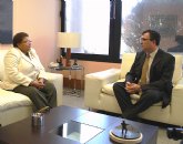 El Gobierno regional con los damnificados por el terremoto de Hait�