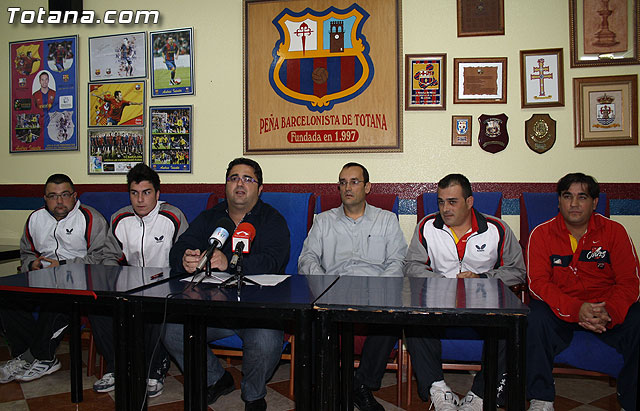 Presentacin equipo de Tenis de Mesa patrocinado por la Peña Barcelonista de Totana - 3