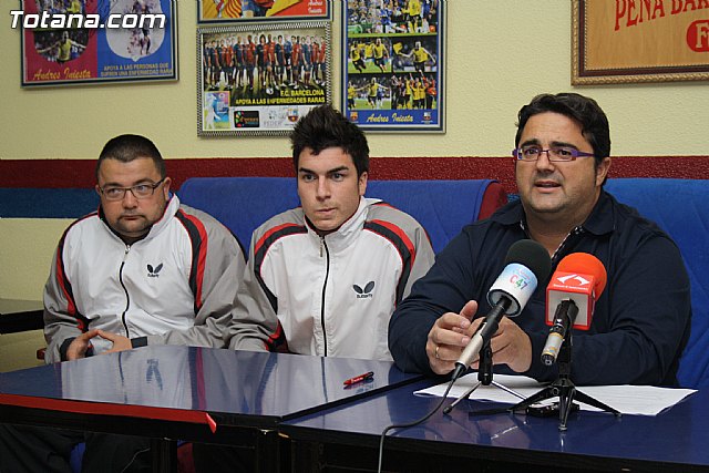 Presentacin equipo de Tenis de Mesa patrocinado por la Peña Barcelonista de Totana - 4
