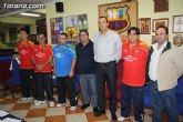 Presentación equipo de Tenis de Mesa patrocinado por la Peña Barcelonista de Totana