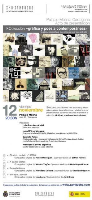 Zambucho Ediciones presenta la colección Gráfica y Poesía contemporáneas - 1, Foto 1