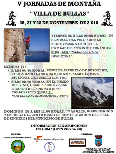 V Jornadas de Montaña Villa de Bullas - 1, Foto 1