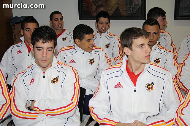 Autoridades municipales realizan una recepcin oficial a la Seleccin Española de Ftbol-Sala sub-21 - 3