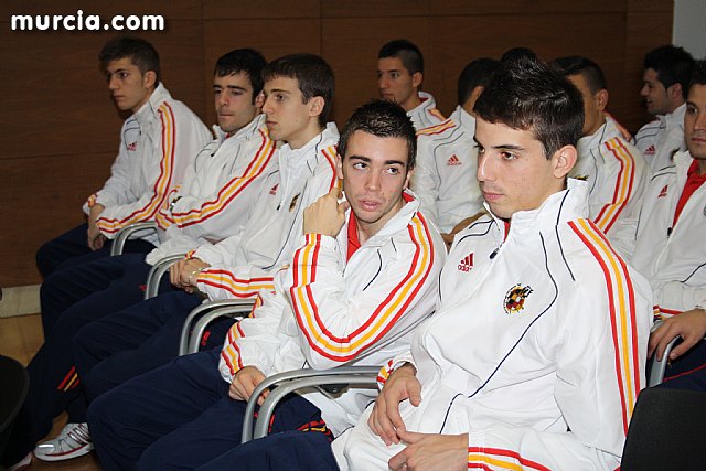 Autoridades municipales realizan una recepcin oficial a la Seleccin Española de Ftbol-Sala sub-21 - 9