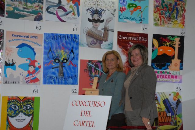 Exposición de las obras presentadas al Concurso de Cartel de Carnaval - 1, Foto 1