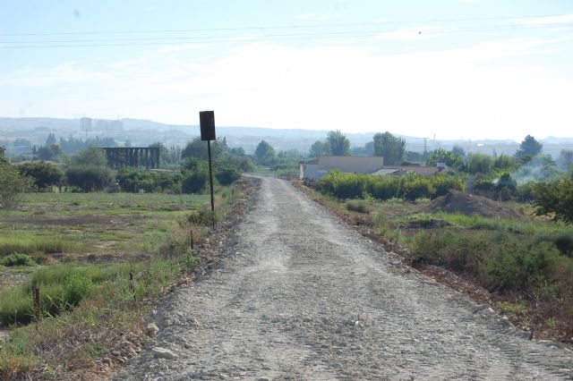 Las obras de la Vía Verde del Noroeste avanzan estos días hacia Alguazas - 1, Foto 1