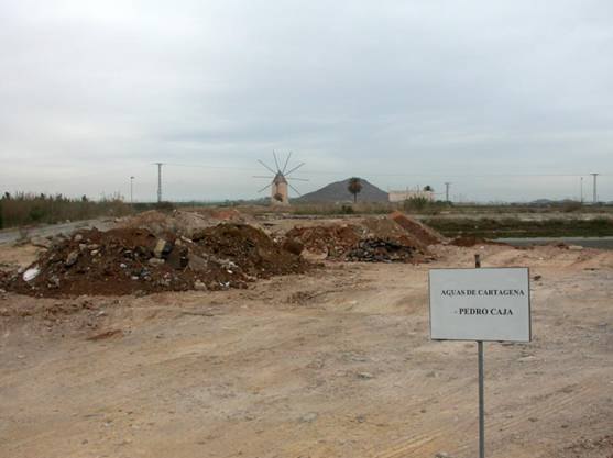ANSE denuncia el vertido de escombros en la depuradora de El Algar - 1, Foto 1