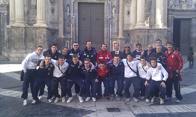 Italia sub-21 de fútbol sala visita la ciudad de Murcia - 1, Foto 1