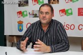 Rueda de prensa IU Totana sobre actualidad poltica municipal y propuestas para el Pleno de noviembre