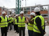 El delegado del Gobierno visita las obras del pabelln Cagigal