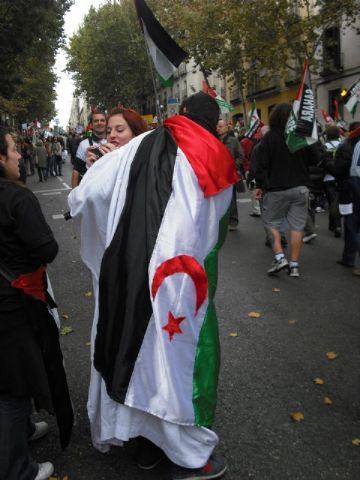 Un grupo de totaneros particip en la manifestacin a favor de Shara - 1