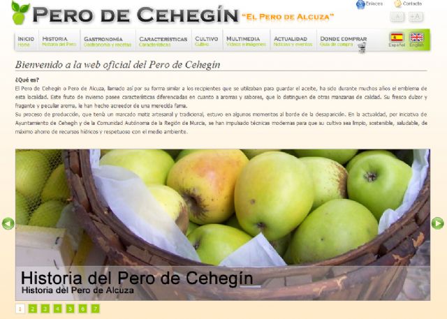 El Ayuntamiento presenta la página web del Pero de Cehegín - 1, Foto 1