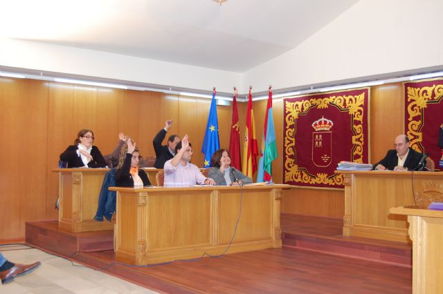 La corporación Municipal de Alguazas rechaza la violencia de Género en el Pleno Ordinario - 1, Foto 1