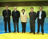 Antonio Peñalver inaugura un nuevo pabelln deportivo en Abarn