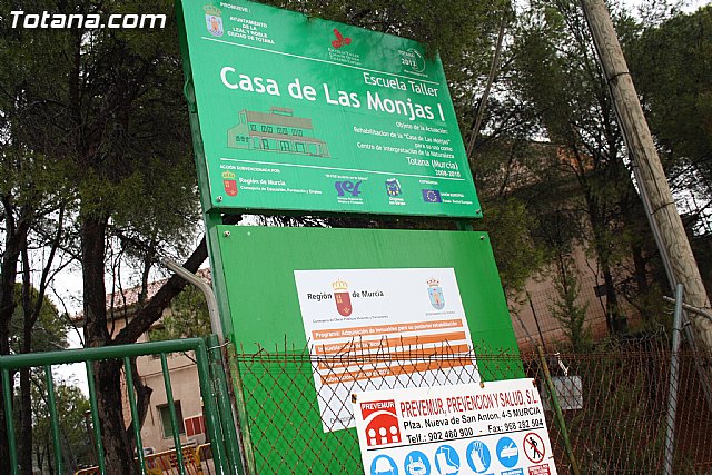 El alcalde y el concejal de Fomento y Empleo visitan las obras de restauracin de la Casa de las Monjas - 2