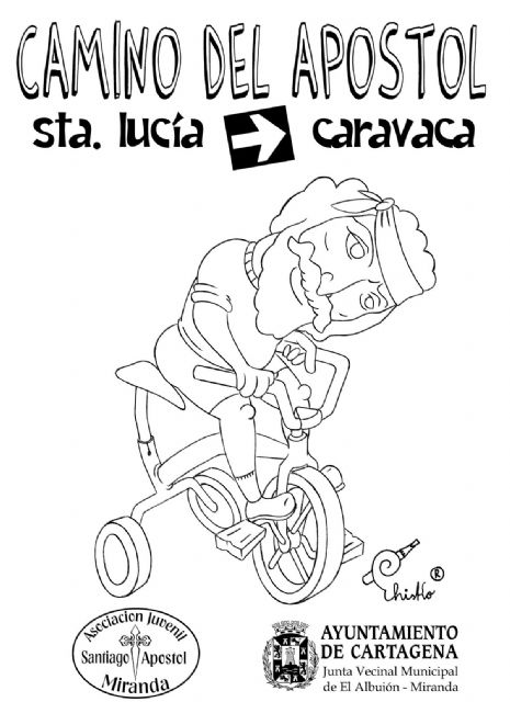 Jóvenes de Miranda recorren en bici el Camino del Apóstol - 1, Foto 1