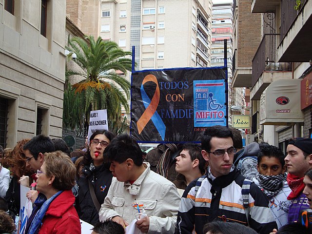 MIFITO participó en la concentración en San Esteban contra los recortes de subvenciones de la Comunidad Autónoma, Foto 3