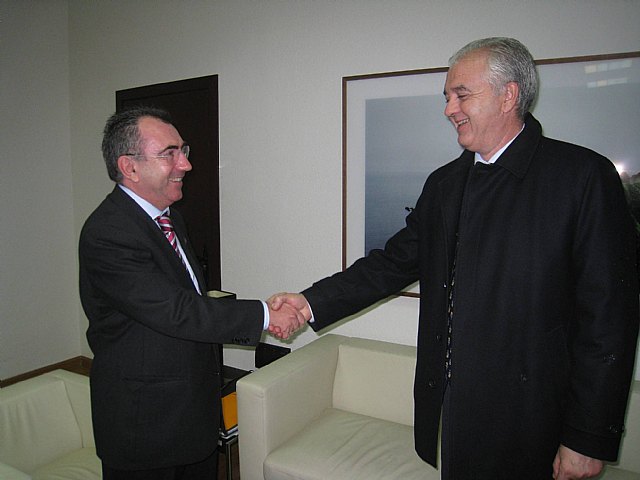 Manuel Campos recibe al alcalde de Abarán - 2, Foto 2