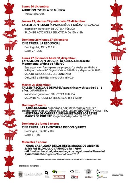Programación cultural Navidad en Moratalla 2010/2011 - 1, Foto 1