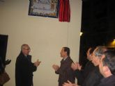 El Alcalde inaugura una  nueva plaza en Santa Eulalia como reconocimiento a la Archicofrada del Resucitado