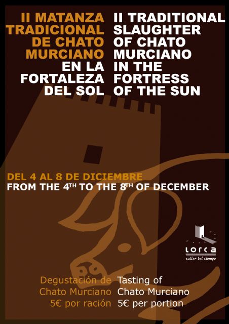 II matanza tradicional de chato murciano en la fortaleza del Sol - 1, Foto 1