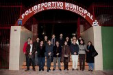 Inaugurada la remodelación de las pistas del Polideportivo Municipal de Mazarrón, que llevará el nombre del totanero Jesús Cánovas Valenzuela