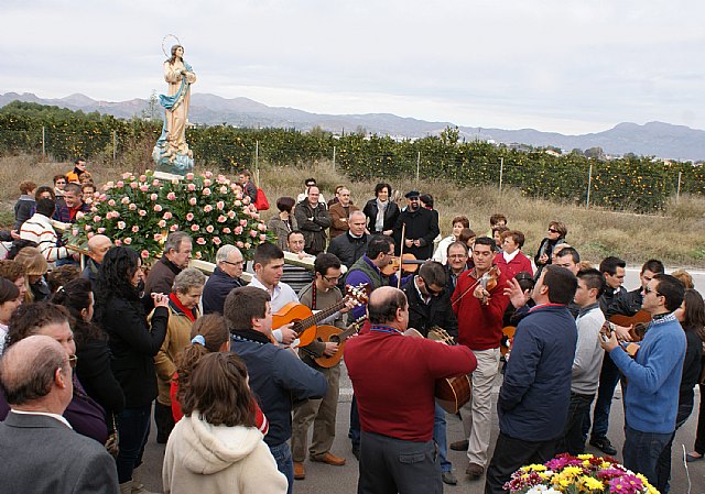 La Purísima recorre La Estación- Esparragal acompañada por la Cuadrilla y cientos de vecinos - 1, Foto 1