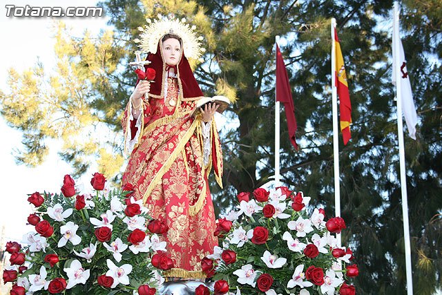 La tradicional Romería que se celebra en honor a Santa Eulalia será la imagen de un cupón de la ONCE el 7 de enero de 2012, Foto 1