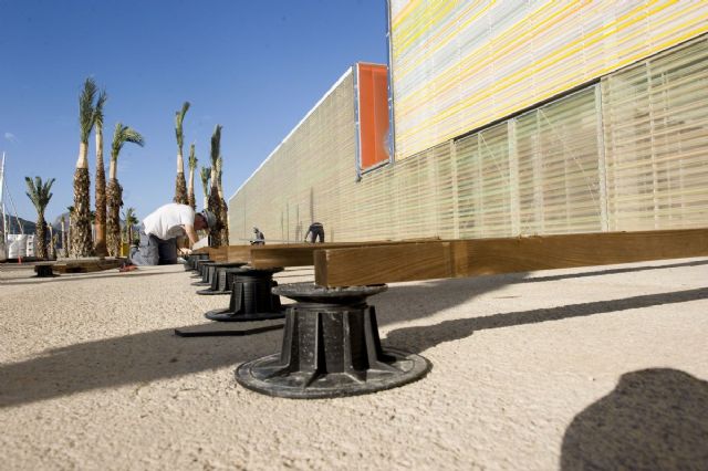 Madera de abeto para el entorno del Auditorio - 2, Foto 2