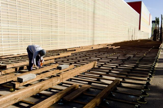 Madera de abeto para el entorno del Auditorio - 3, Foto 3