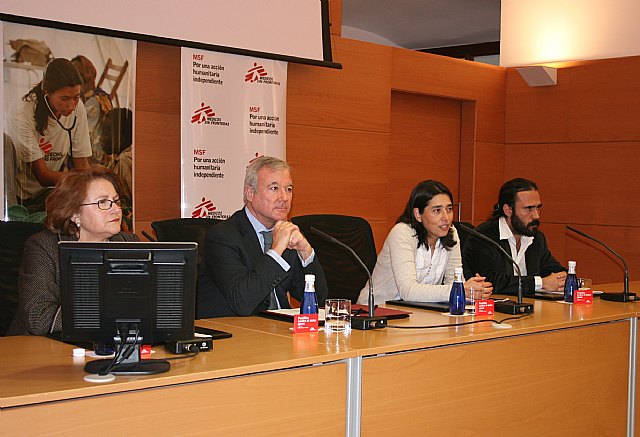 Valcárcel anima a los murcianos a participar en la campaña de Médicos Sin Fronteras ´Pastillas contra el dolor ajeno´ - 1, Foto 1