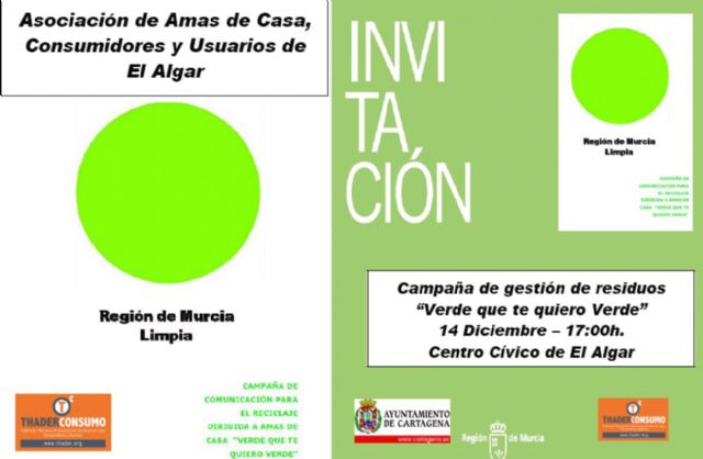 La campaña Verde Que Te Quiero Verde llega a El Algar - 1, Foto 1