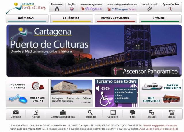 Puerto de Culturas estrena web accesible con el sello de calidad - 1, Foto 1
