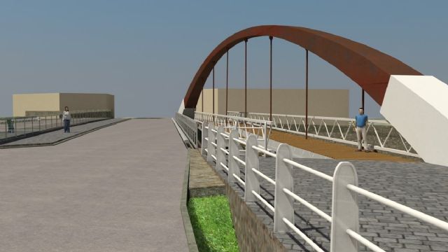 Una pasarela peatonal de cuatro metros de ancho conectará con la avenida Pio XII del Barrio de la Concepción - 1, Foto 1