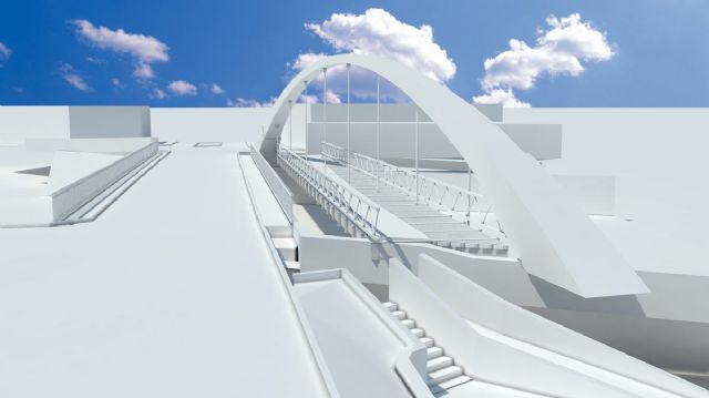 Una pasarela peatonal de cuatro metros de ancho conectará con la avenida Pio XII del Barrio de la Concepción - 3, Foto 3