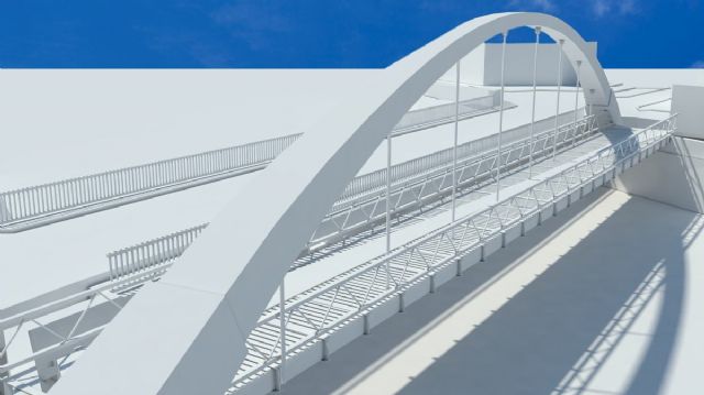 Una pasarela peatonal de cuatro metros de ancho conectará con la avenida Pio XII del Barrio de la Concepción - 4, Foto 4