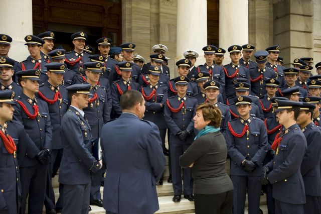 Un centenar de alumnos de la AGA, en el Palacio Consistorial con la alcaldesa - 4, Foto 4