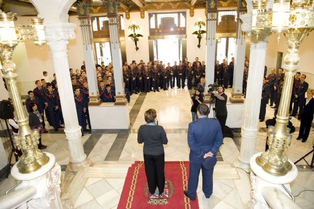 Un centenar de alumnos de la AGA, en el Palacio Consistorial con la alcaldesa - 5, Foto 5