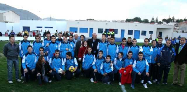 Del Bosque inaugura el nuevo campo de ftbol de csped natural del Complejo Deportivo El Almarjal 'Javier Miñano Espn' - 6