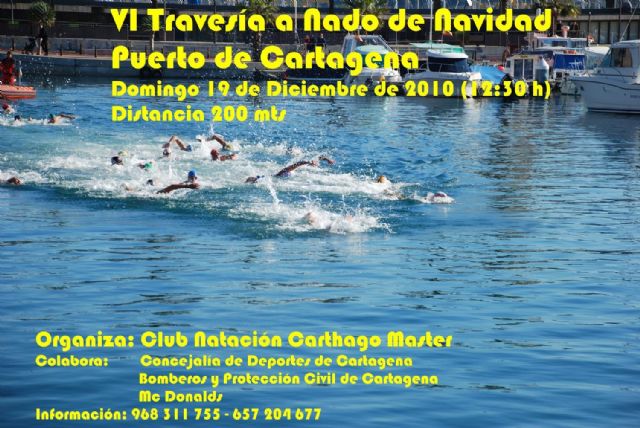 VI Travesía a Nado de Navidad en el Puerto de Cartagena - 1, Foto 1