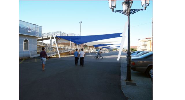 La explanada de Renfe de Alguazas contará con lonas para proteger de las inclemencias meteorológicas - 2, Foto 2