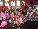 Más de cincuenta niños de las cinco edutecas de Totana disfrutaron de una tarde de cine en animación en 3D en Murcia