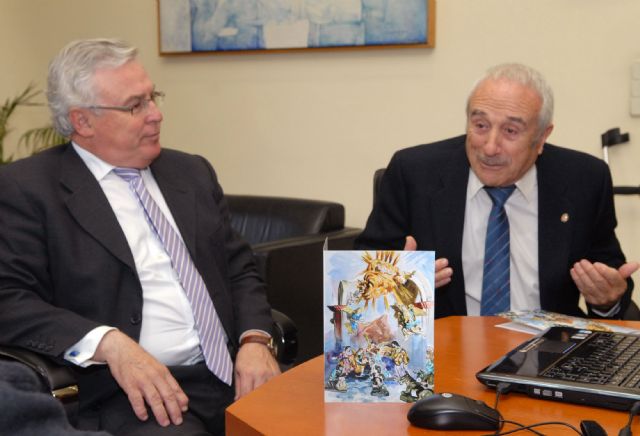 La Universidad de Murcia felicita la Navidad con una pintura de Falgas sobre el Nacimiento de Salzillo - 3, Foto 3