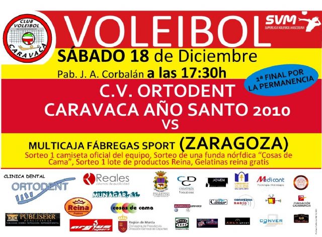 Ortodent Caravaca Año Santo 2010 - Multicaja Zaragoza, sábado 18 de Diciembre a las 17:30 h. - 1, Foto 1
