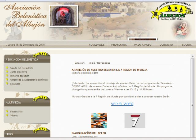 El Belén de El Albujón estrena página Web - 1, Foto 1