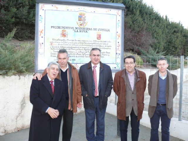 Esta tarde se han inaugurado tres obras en el polideportivo municipal la hoya de Jumilla - 2, Foto 2
