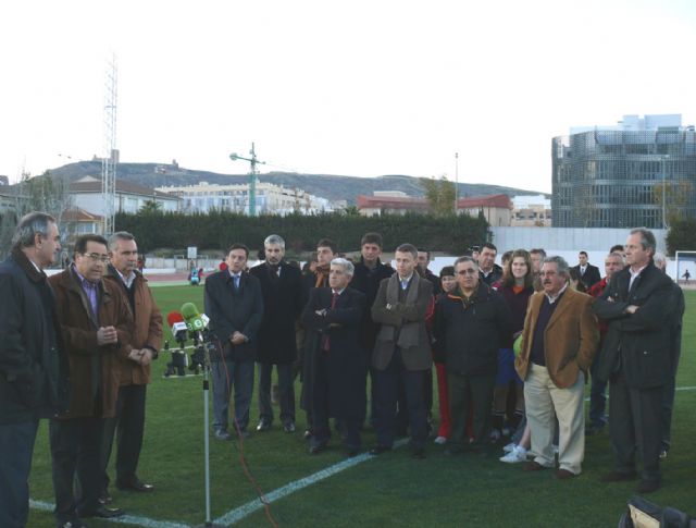 Esta tarde se han inaugurado tres obras en el polideportivo municipal la hoya de Jumilla - 3, Foto 3