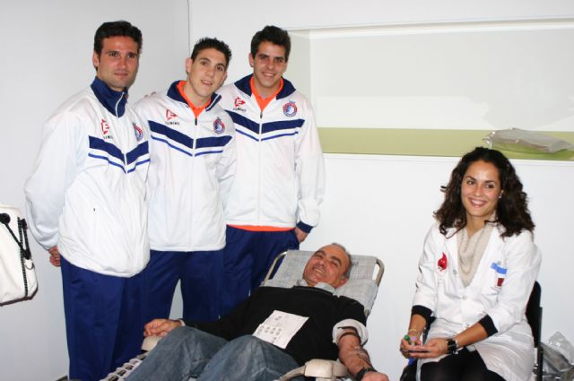 El Reale Cartagena en el III maratón de donación de sangre - 1, Foto 1