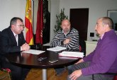 Reunin de Manuel Campos con Ricardo Moreno y Antonio Snchez