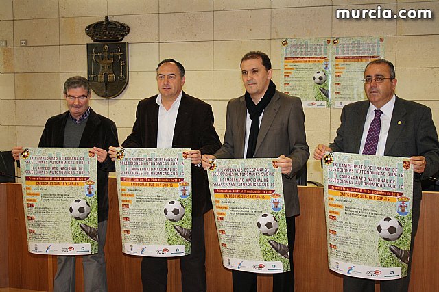 Totana acoge la primera fase del Campeonato de España de selecciones autonómicas sub-18 y sub-16 de fútbol, del 27 al 29 de diciembre, Foto 1